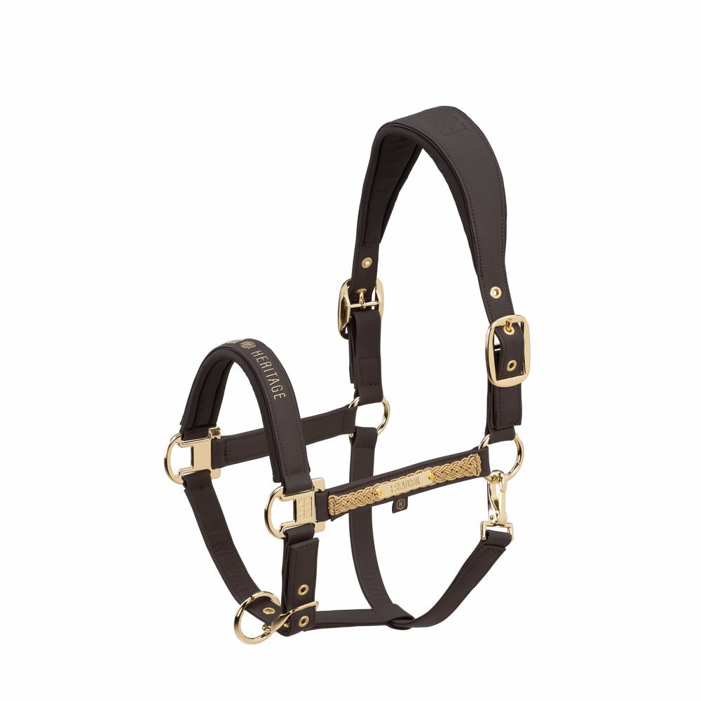 Eskadron Heritage Faux Leather Double Pin Headcollar - Nags Essentials