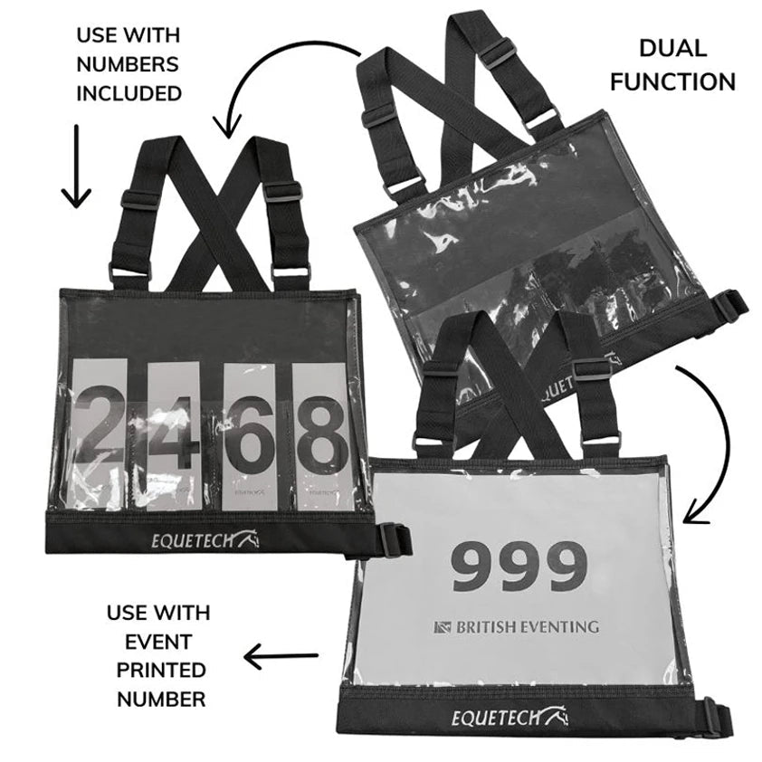 Eventing Hybrid Cross Country Number Bib + Numbers - Nags Essentials