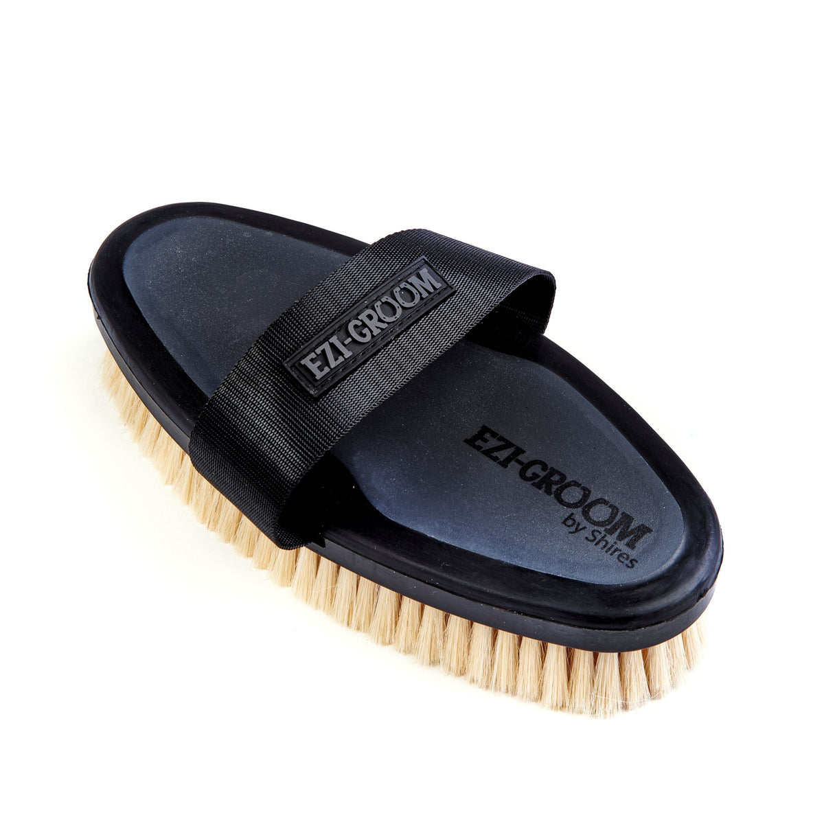 EZI-GROOM Grip Body Brush with Goat Hair - Nags Essentials