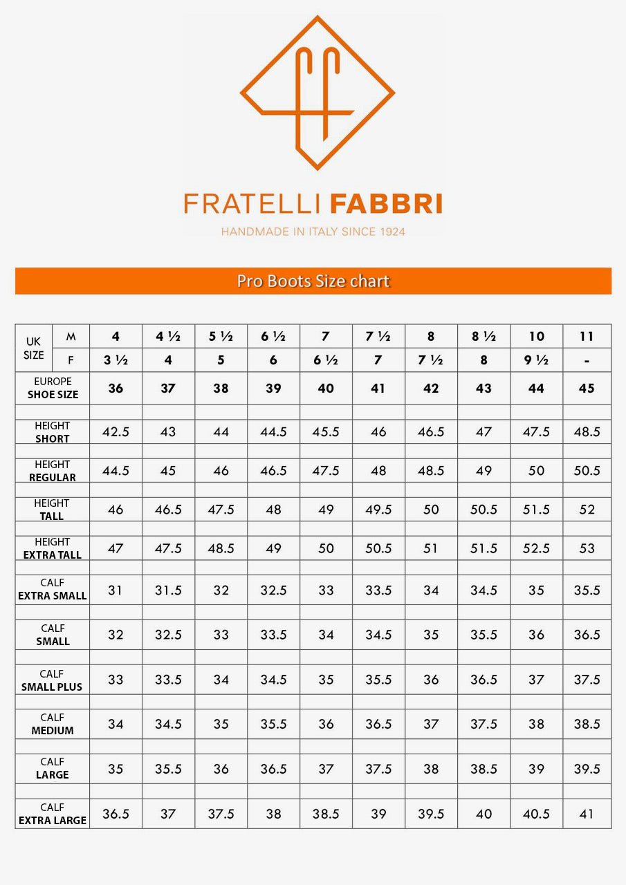 Fabbri Prime Dress Riding Boots 42 - 45 - Nags Essentials