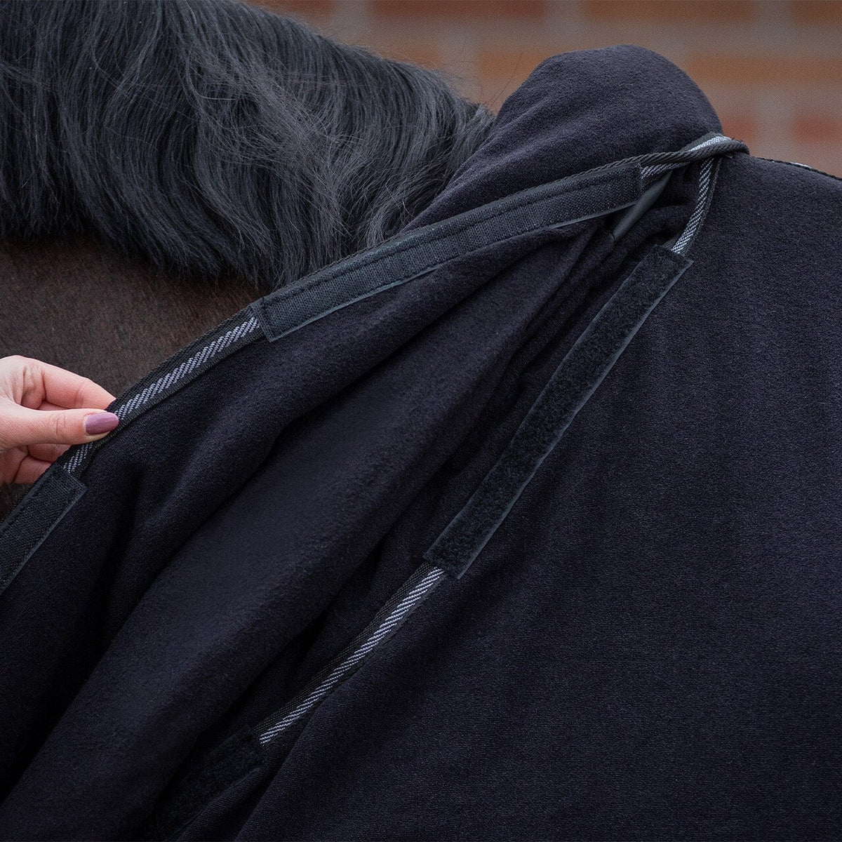 Fleece Rug Terry-dry Black - Nags Essentials