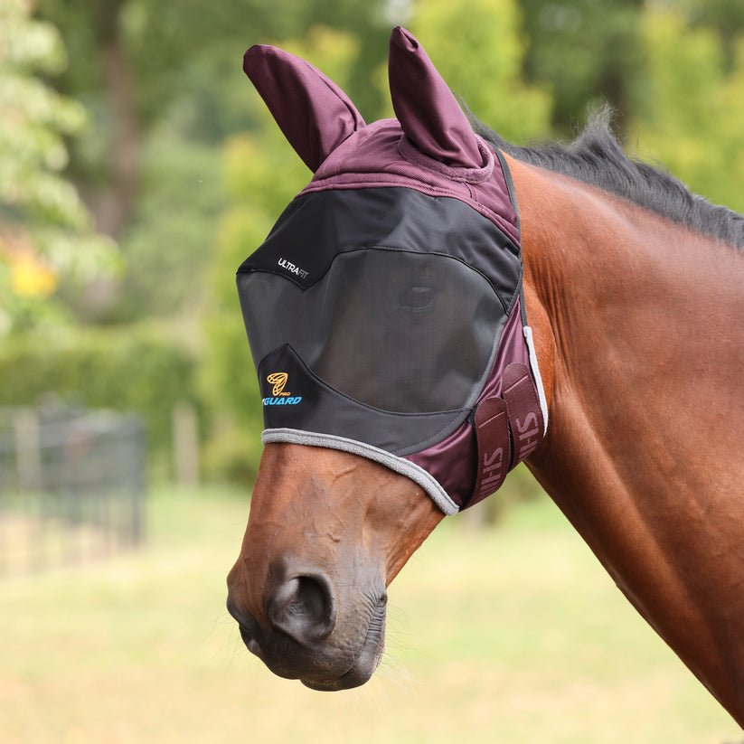 FlyGuard Pro Deluxe Fly Mask with Ears - Nags Essentials