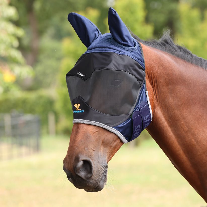FlyGuard Pro Deluxe Fly Mask with Ears - Nags Essentials
