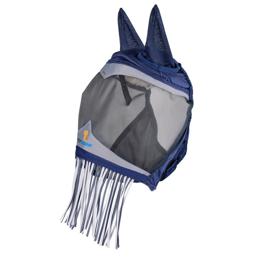 FlyGuard Pro Fine Mesh Fly Mask with Ears & Nose Fringe - Nags Essentials
