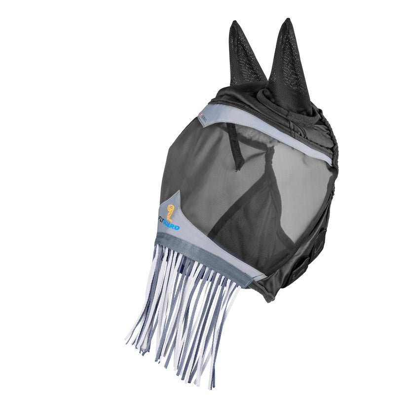 FlyGuard Pro Fine Mesh Fly Mask with Ears & Nose Fringe - Nags Essentials