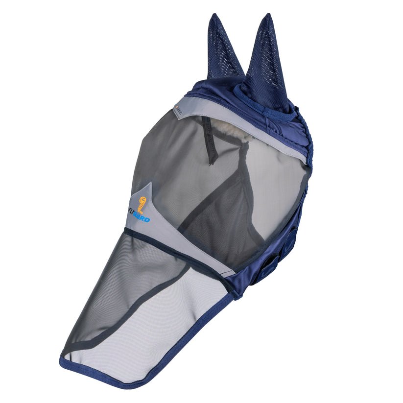 FlyGuard Pro Fine Mesh Fly Mask with Ears & Square Nose - Nags Essentials
