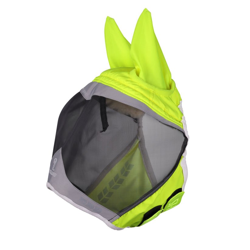 FlyGuard Pro Hi - Viz Fine Mesh Fly Mask with Ears - Nags Essentials