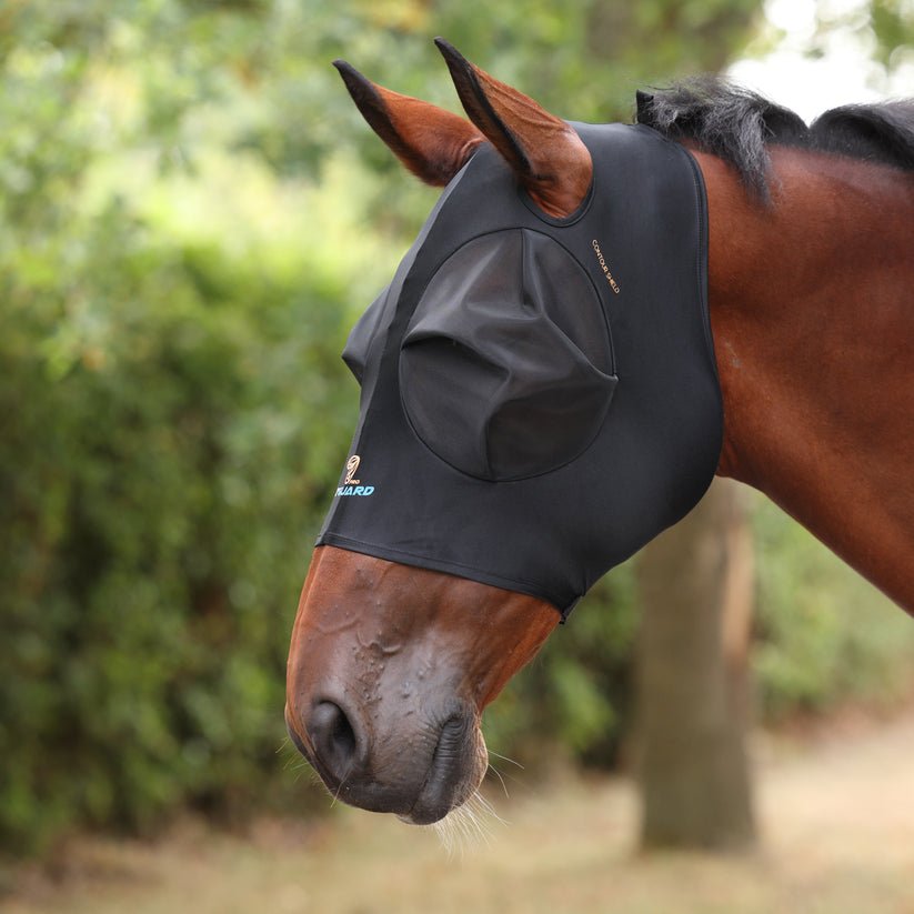 FlyGuard Pro Stretch Fly Mask with Ear Holes - Nags Essentials