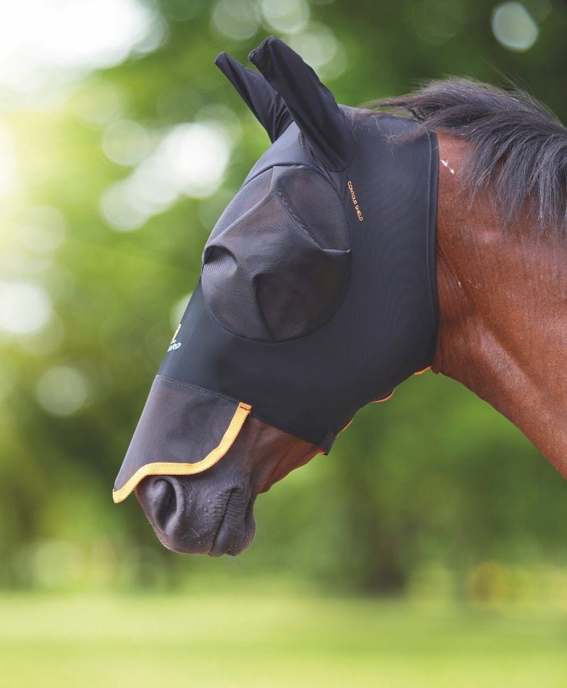 FlyGuard Pro Stretch Fly Mask with Nose - Nags Essentials