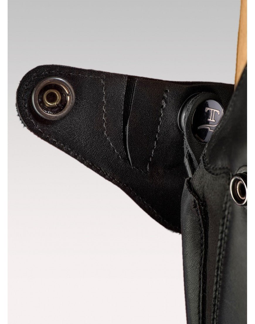 Franco Tucci Leather Tall Riding Boot Harley - Black - Nags Essentials