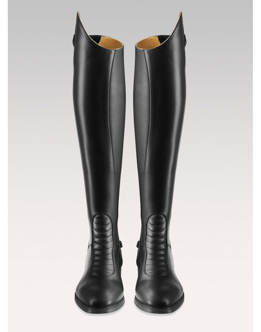 Franco Tucci Leather Tall Riding Boot Harley - Black - Nags Essentials