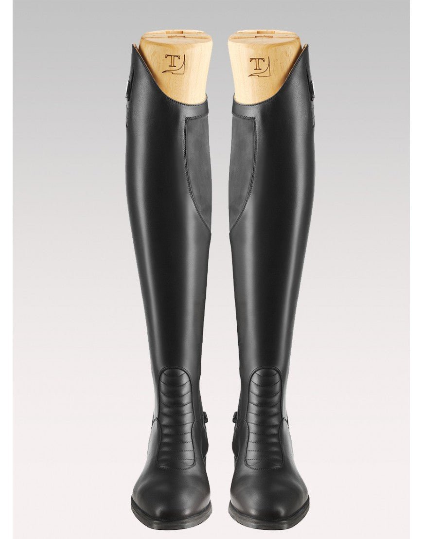 Franco Tucci Leather Tall Riding Boot Harley - Black - Nags Essentials