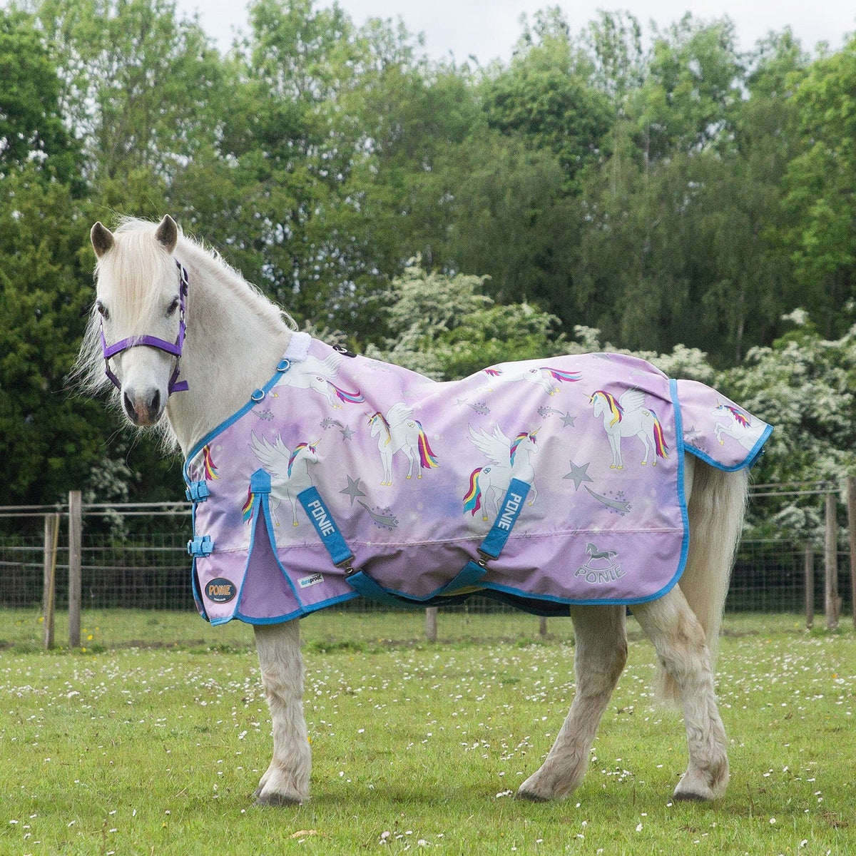 Gallop Ponie Duraproof 0g Lightweight Turnout Rug Pegacorn - Nags Essentials