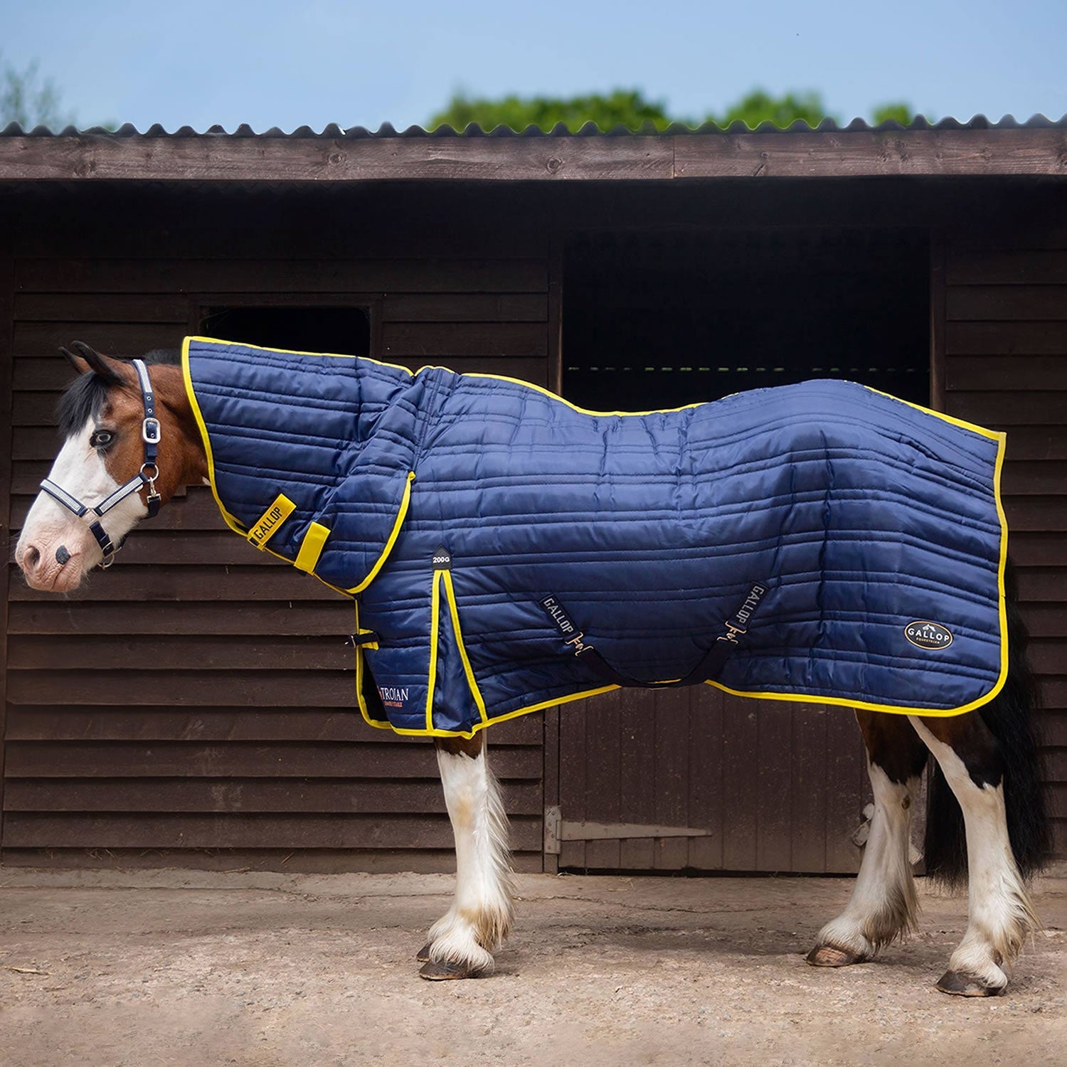 Gallop Trojan 200g Stable Rug Combo - Navy - Nags Essentials