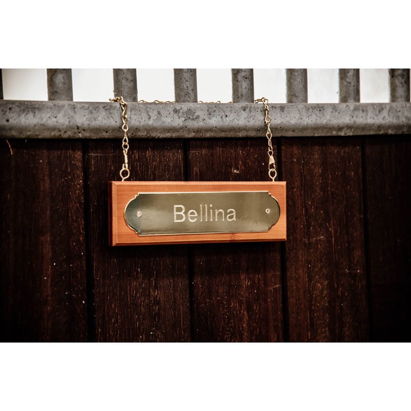 Grooming Deluxe Stable Name Plate Hanger - Nags Essentials