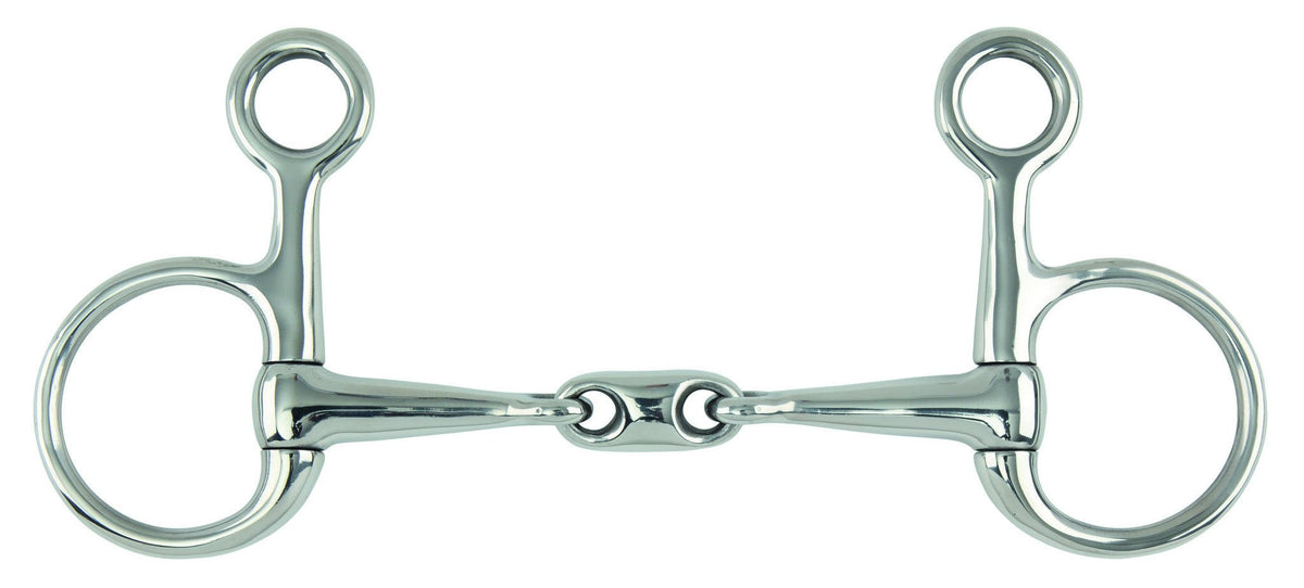 Hanging Cheek Snaffle Bit with Lozenge - Nags Essentials