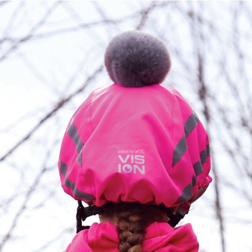 Hi - Vis Vision Water Resistant Deluxe Pom Hat Silk - Childs - Nags Essentials