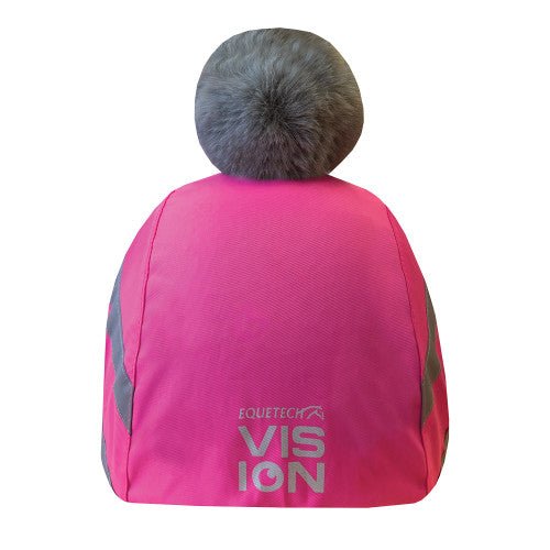 Hi - Vis Vision Water Resistant Deluxe Pom Hat Silk - Childs - Nags Essentials