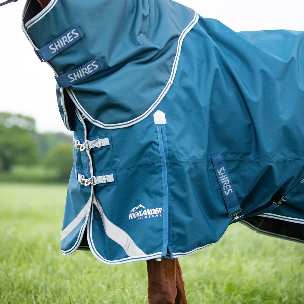 Highlander Original 50 Turnout Rug & Neck Set - Ocean - Nags Essentials