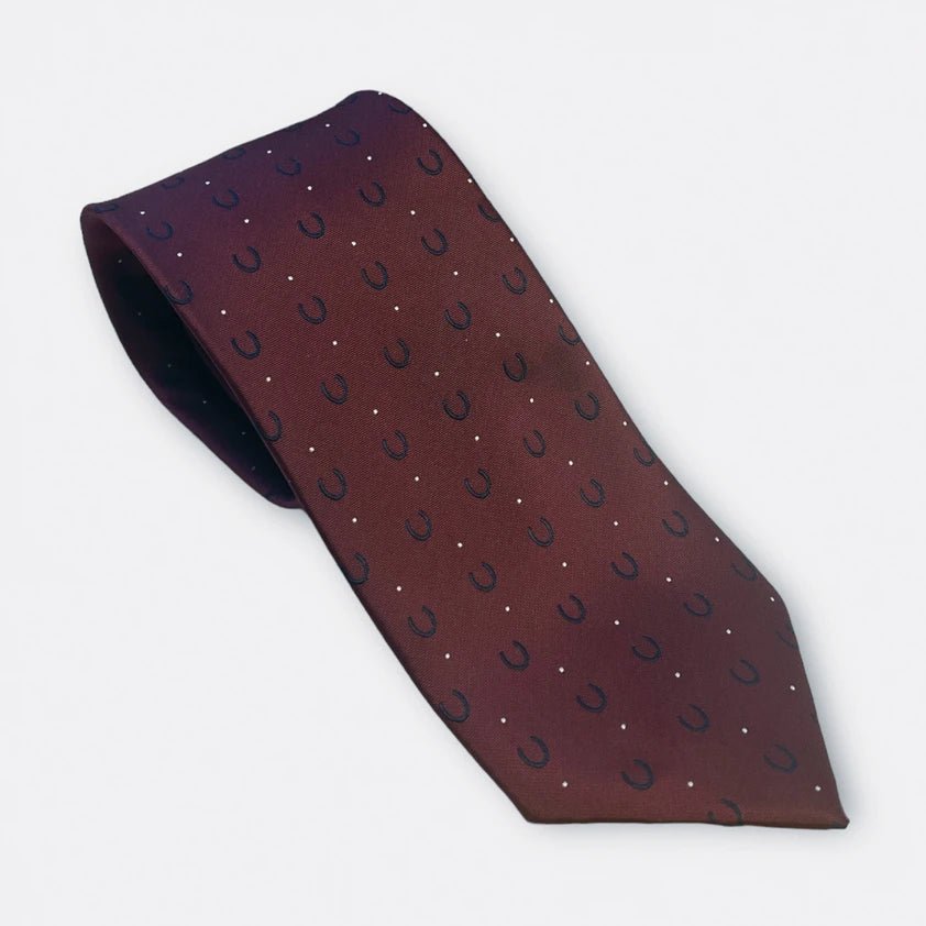 Horseshoes Show Tie - Adult - Nags Essentials