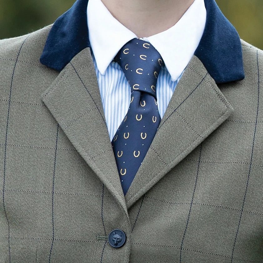 Horseshoes Show Tie - Junior - Nags Essentials