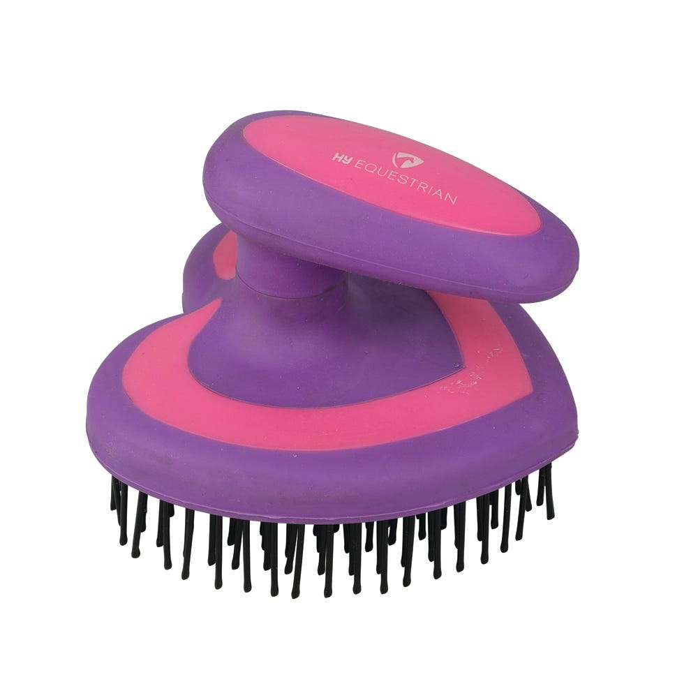 Hy Equestrain Heart Mane Brush - Nags Essentials