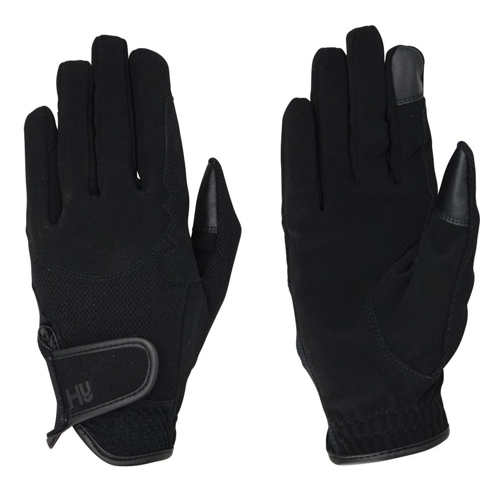 Hy Equestrian Air Vent Pro Riding Gloves - Black - Nags Essentials