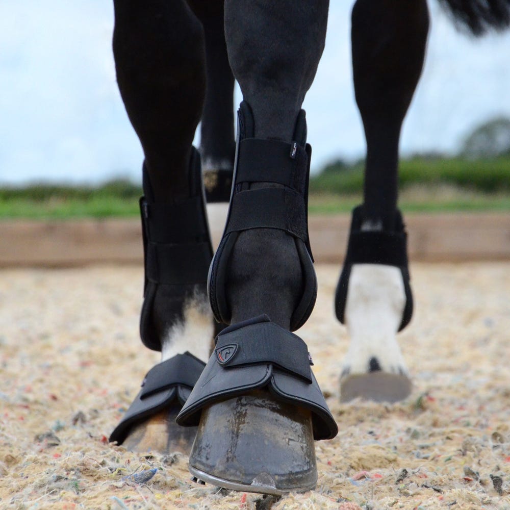 Hy Equestrian Armoured Guard Pro Reaction Over Reach Boots - Nags Essentials
