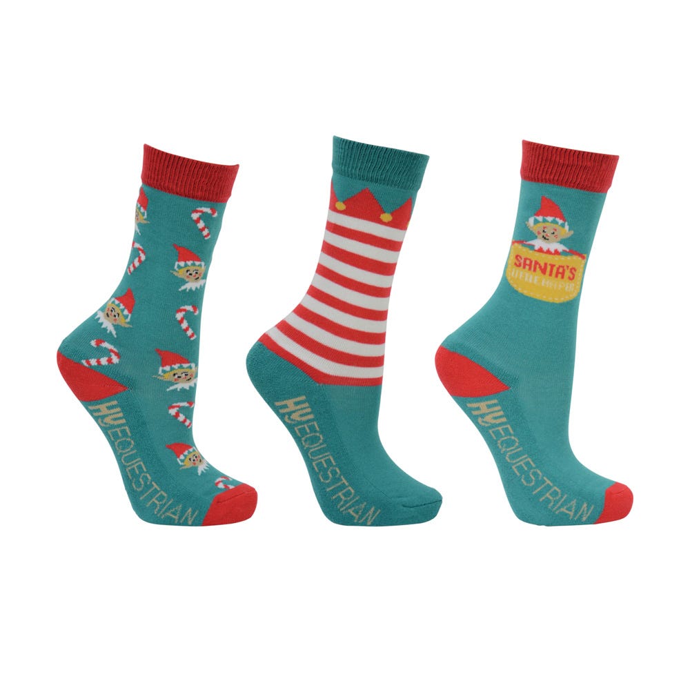 Hy Equestrian - Children’s Elf Socks (Pack of 3) - Nags Essentials