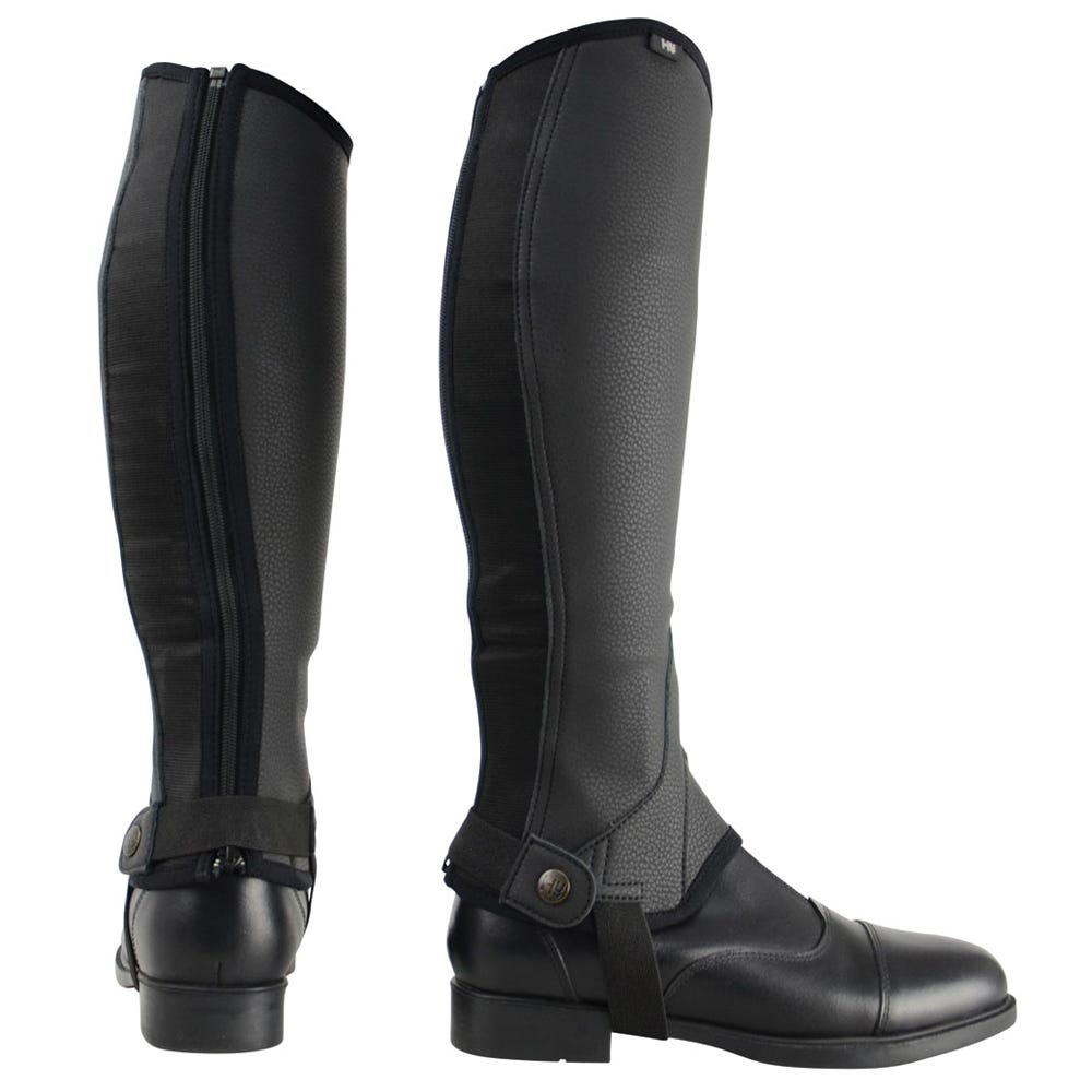 Hy Equestrian Children's Synthetic Combi Leather Chaps - Nags Essentials