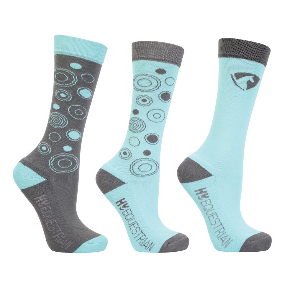 Hy Equestrian DynaMizs Ecliptic Socks (Pack of 3) - Nags Essentials
