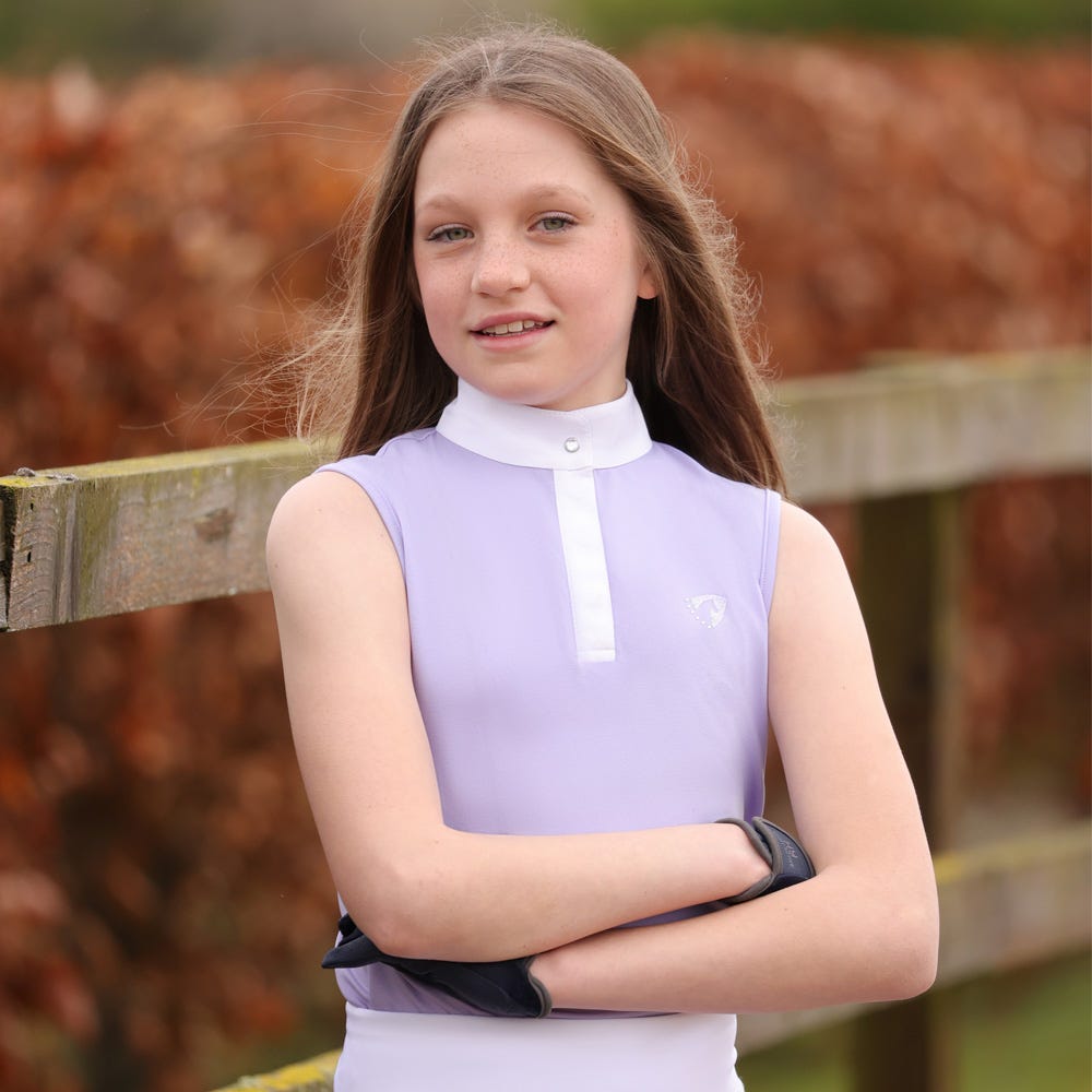 Hy Equestrian Eden Children's Sleeveless Show Shirt - Nags Essentials