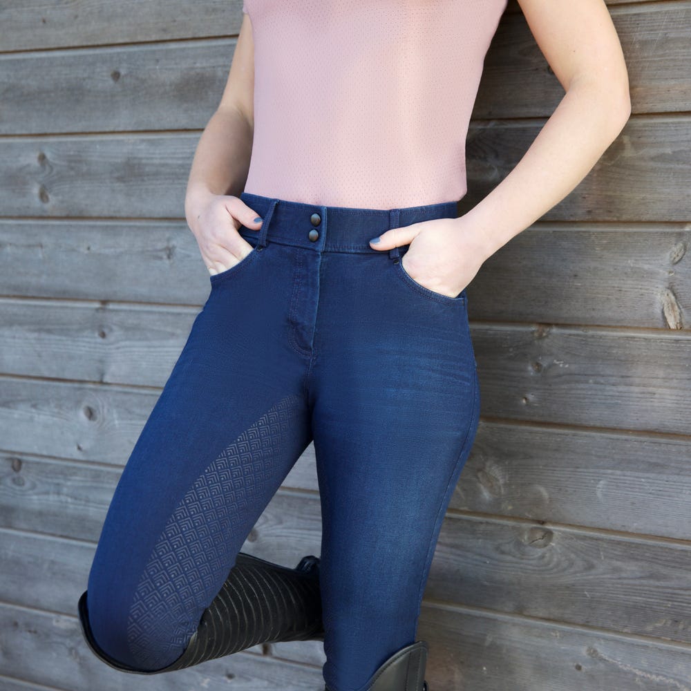 Hy Equestrian Elevate Denim Breeches - Nags Essentials