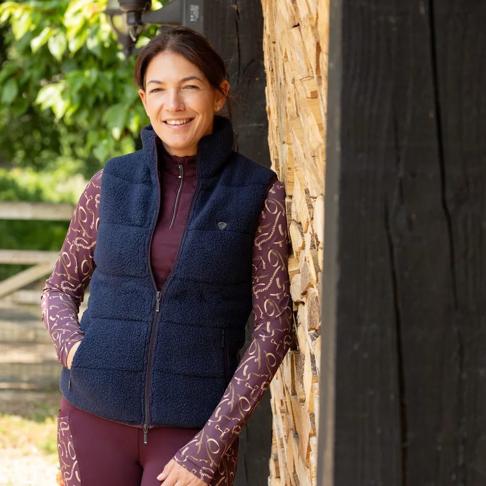 Hy Equestrian Elevate Heritage Teddy Fleece Gilet - Nags Essentials