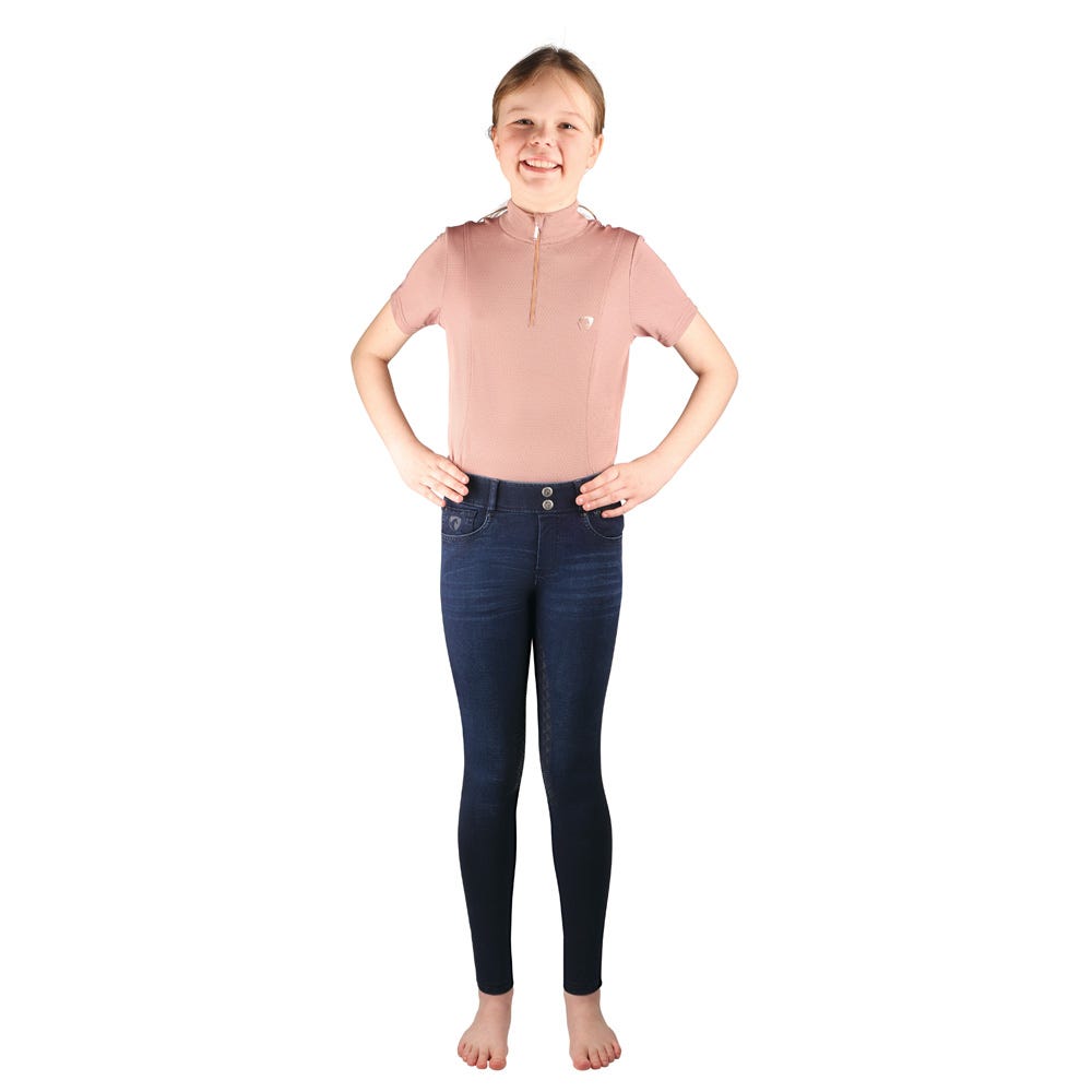 Hy Equestrian Elevate Mizs Denim Breeches - Nags Essentials