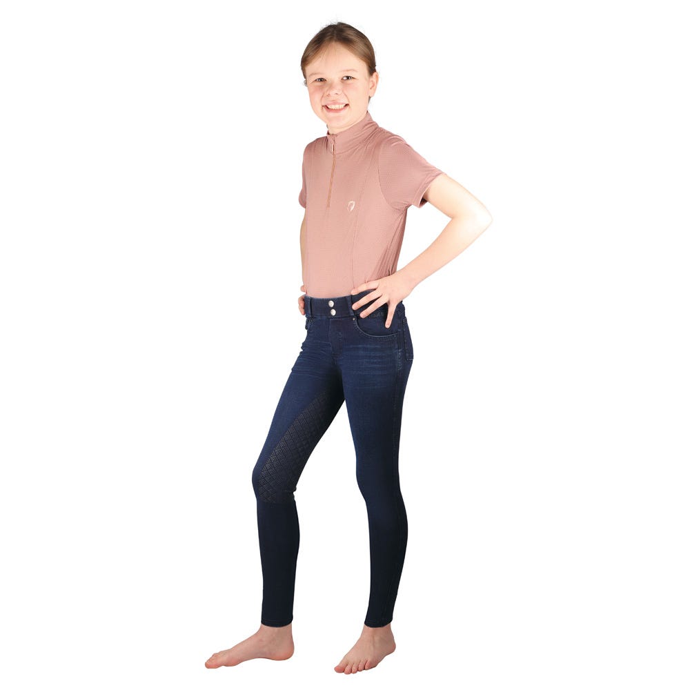 Hy Equestrian Elevate Mizs Denim Breeches - Nags Essentials