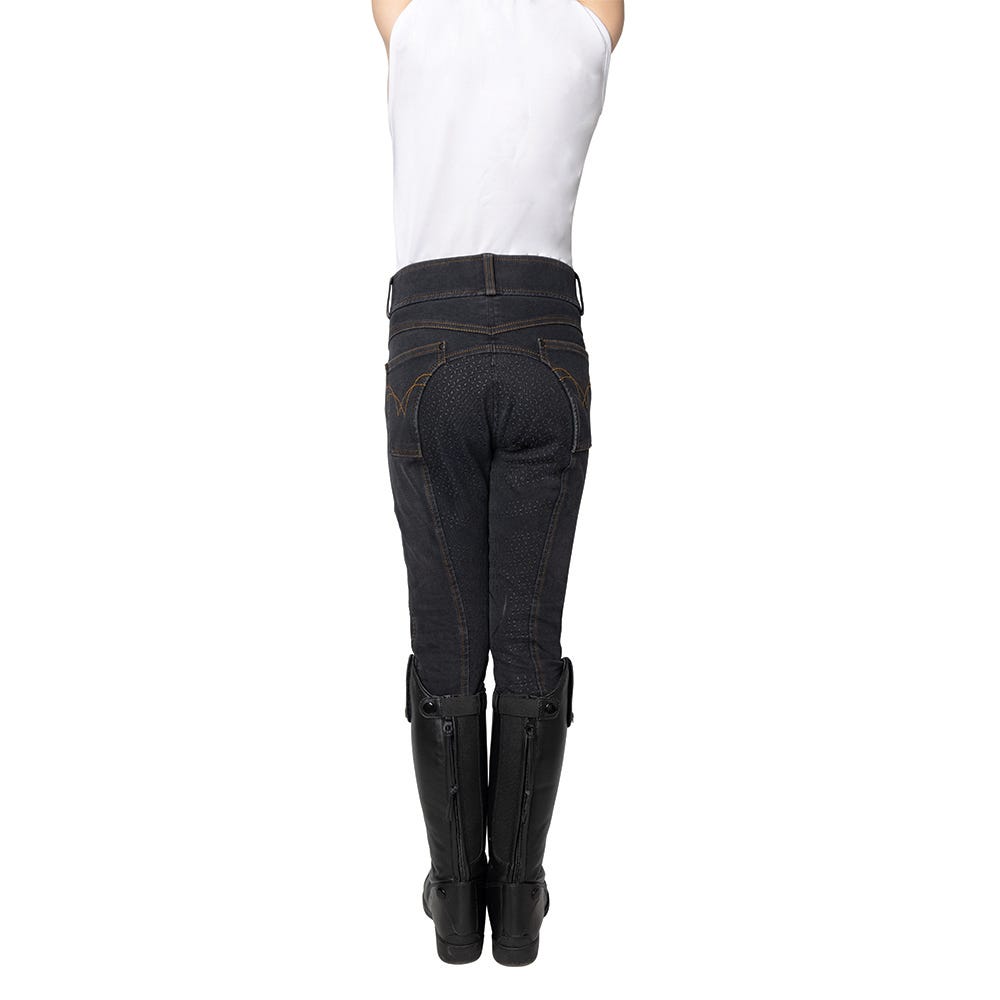 Hy Equestrian Elevate Mizs Style Denim Breeches - Nags Essentials