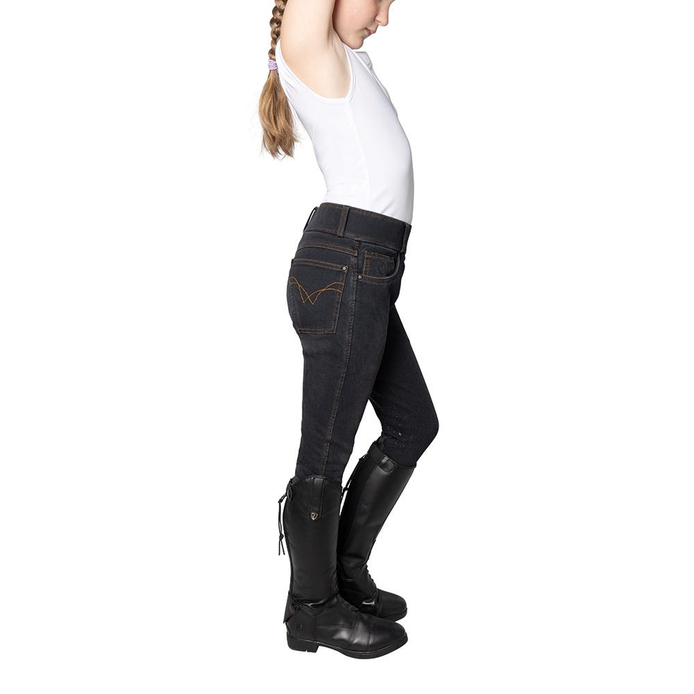 Hy Equestrian Elevate Mizs Style Denim Breeches - Nags Essentials