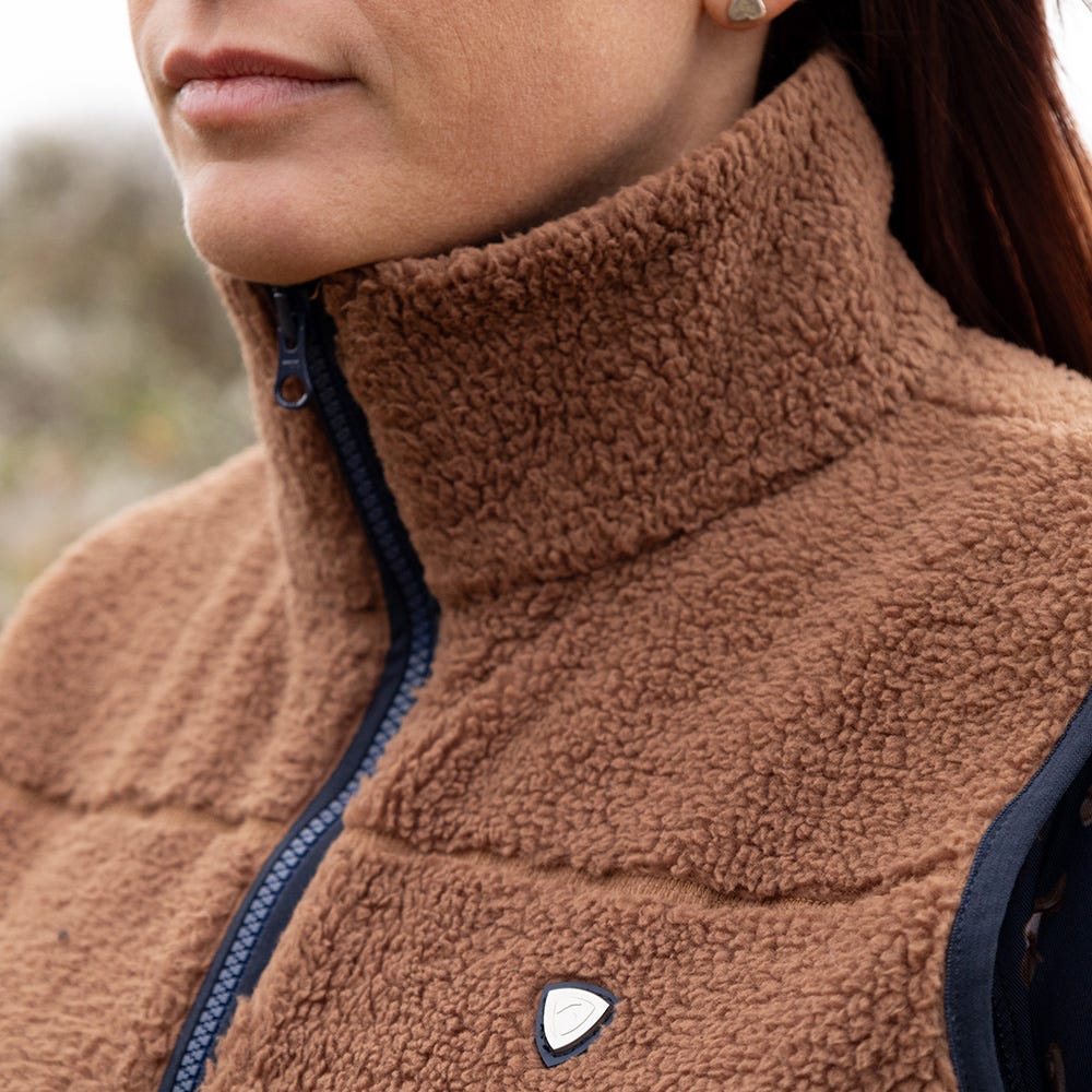 Hy Equestrian Elevate Style Teddy Fleece Gilet - Nags Essentials
