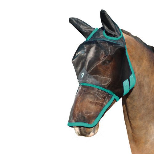 Hy Equestrian Mesh Full Mask with Ears and Nose - Nags Essentials