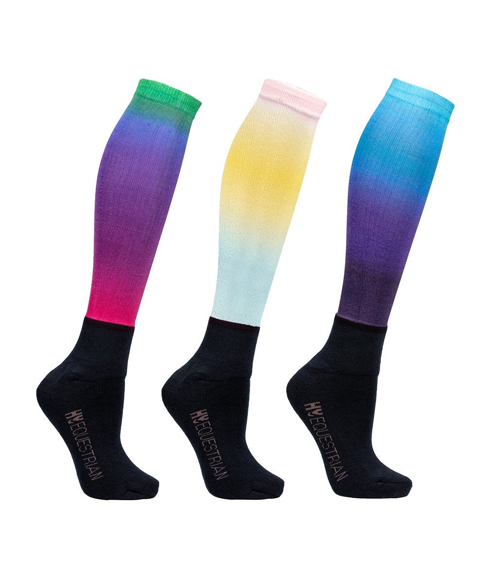 Hy Equestrian Ombre Socks (Packof 3) - Nags Essentials