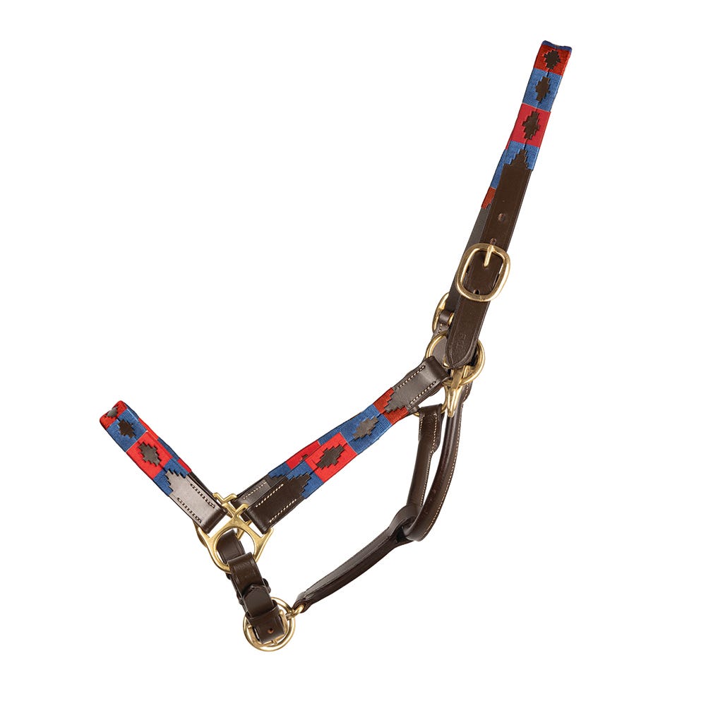 Hy Equestrian Polo Leather Head Collar - Nags Essentials
