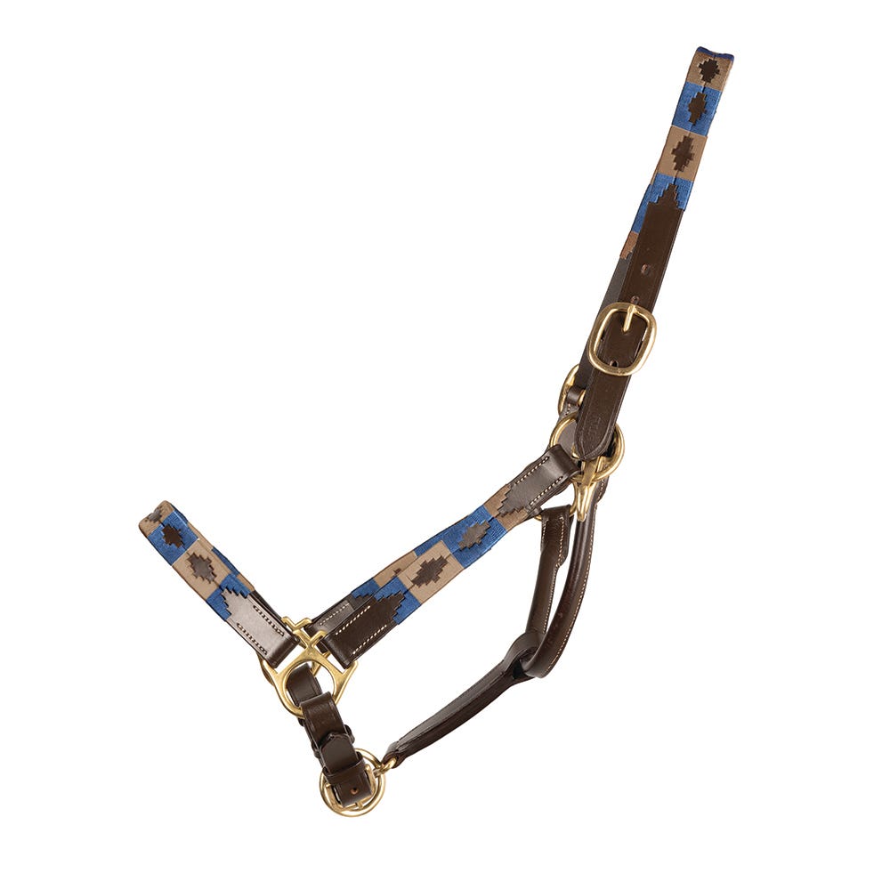 Hy Equestrian Polo Leather Head Collar - Nags Essentials