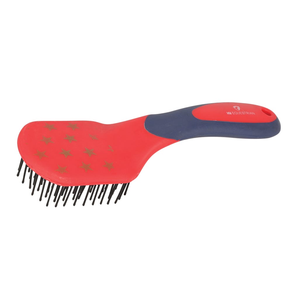 Hy Equestrian Star Easy Grip Mane &amp; Tail Brush - Nags Essentials