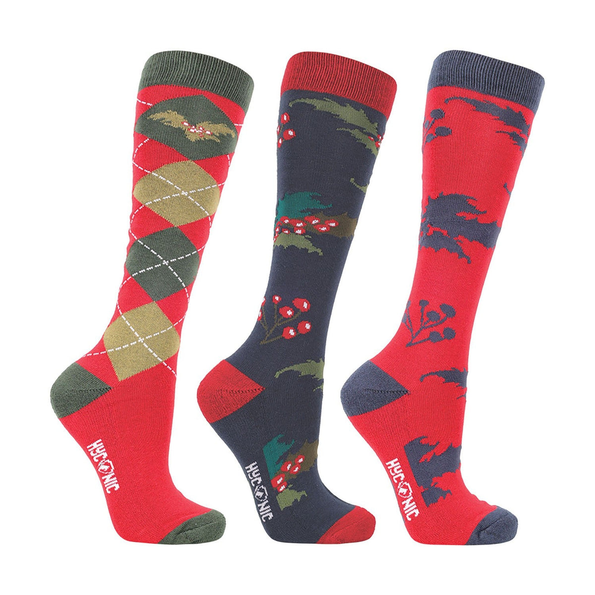 HyCONIC Christmas Socks (Pack of 3) - Nags Essentials