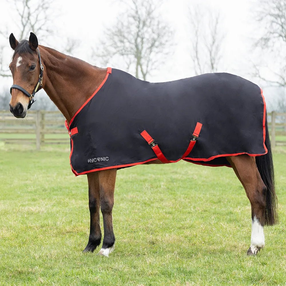 HyCONIC Summer Sheet Charcoal - Red - Nags Essentials