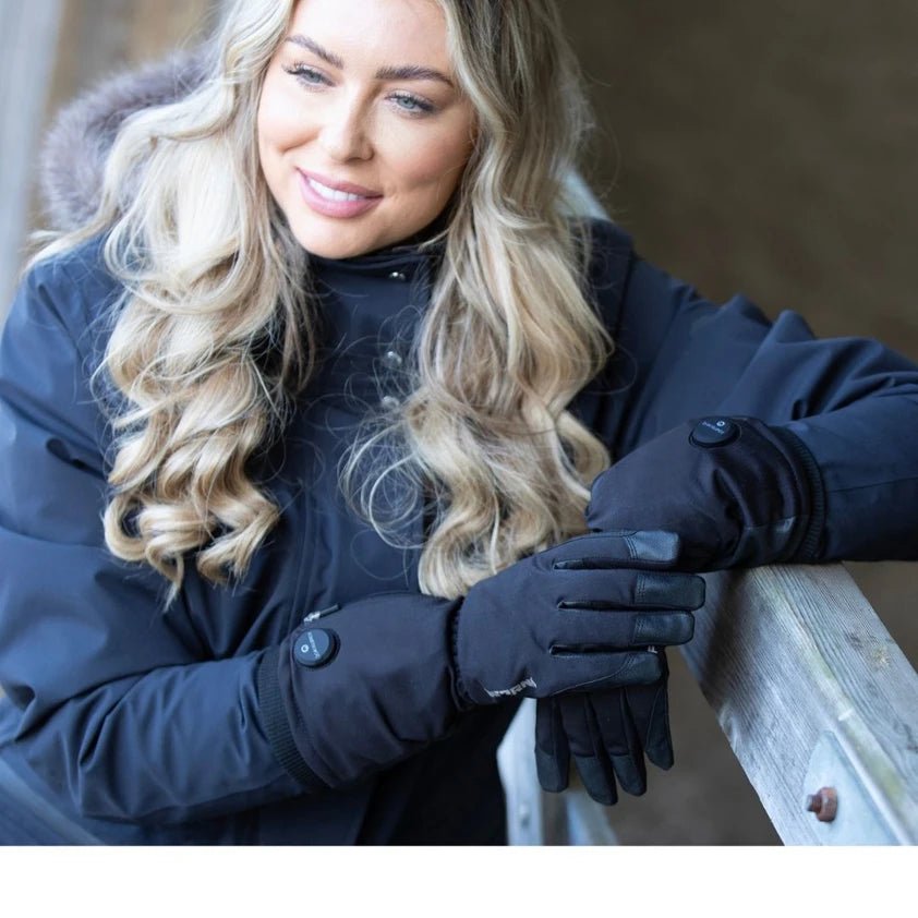 Inferno Waterproof Heated Riding Gloves (Inc. 2 X Batteries) - Nags Essentials