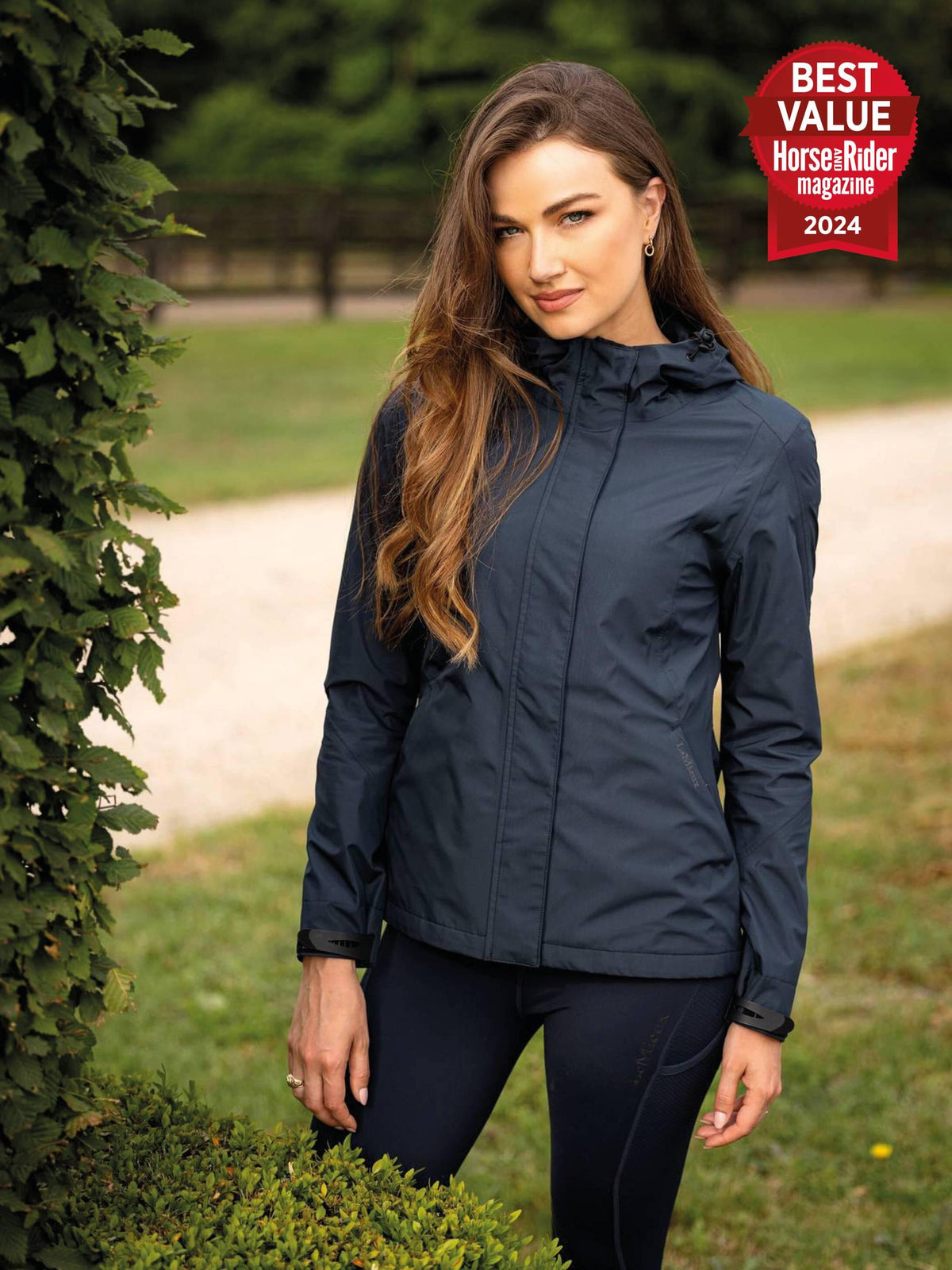 LeMieux Isla Short Waterproof Jacket - Navy