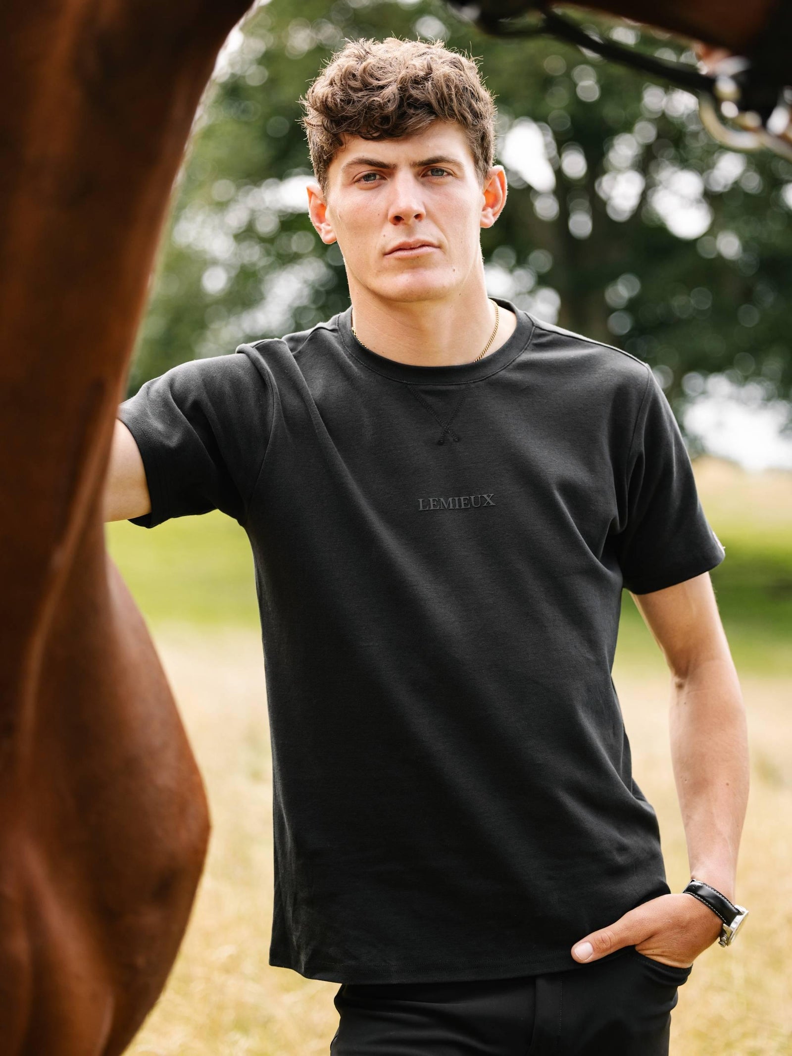 LeMieux LeMieux Mens T-Shirt - Black