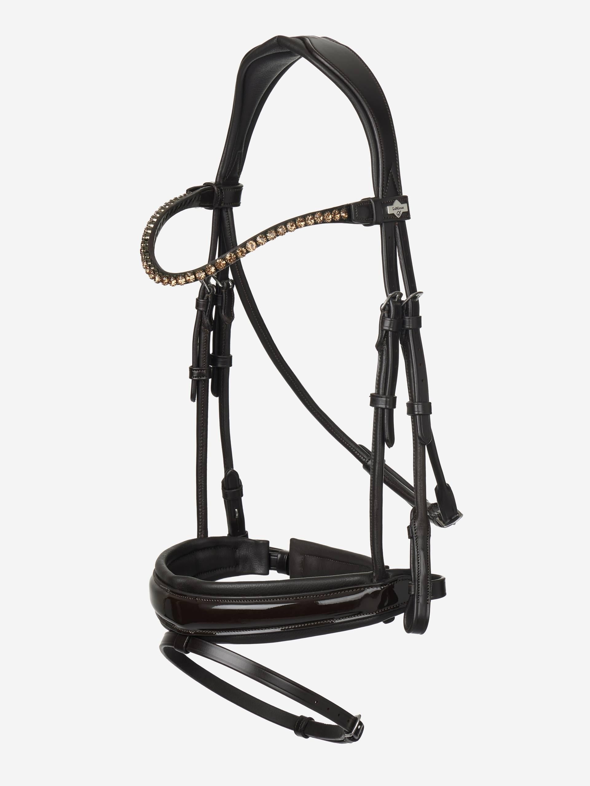 Lemieux Kudos Patent Rolled Dressage Bridle
